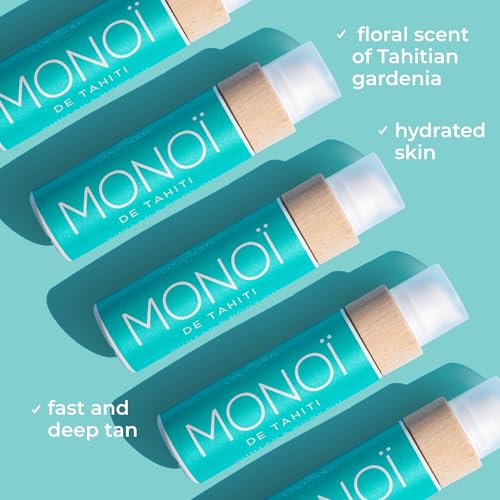 COCOSOLIS MONOI Tanning Bed Lotion Accelerator ? Organic Tanning Oil with Vitamin E & Monoi de Tahiti ? Tanning Lotion for a Fast Intensive Tan ? Chocolate Tan ? Nourishing Body Lotion (3.72)
