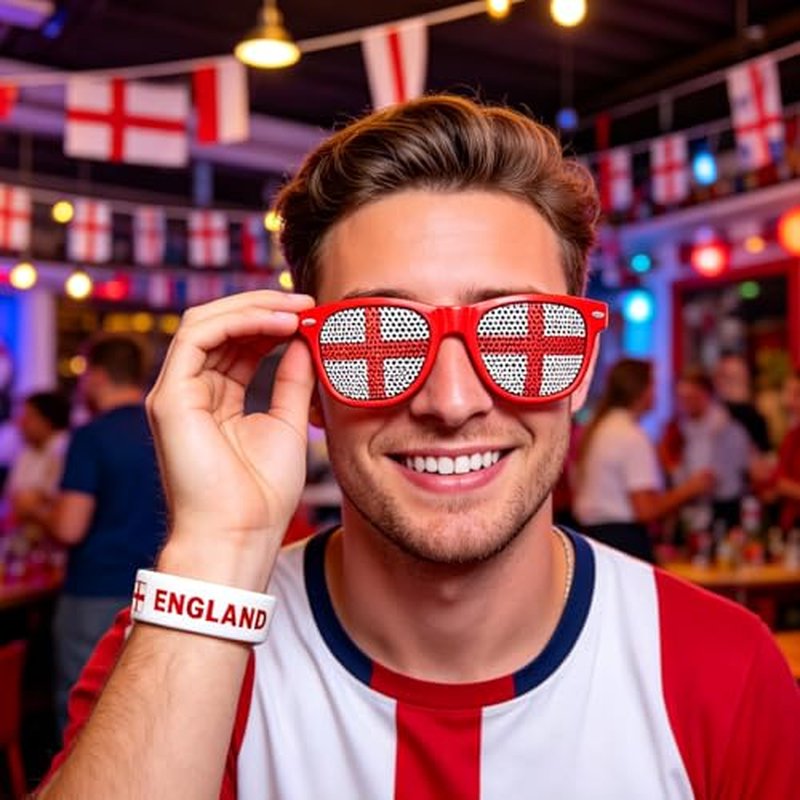 England 2026 World Cup Fan Kit – 6-Piece Game Day Cheering Set