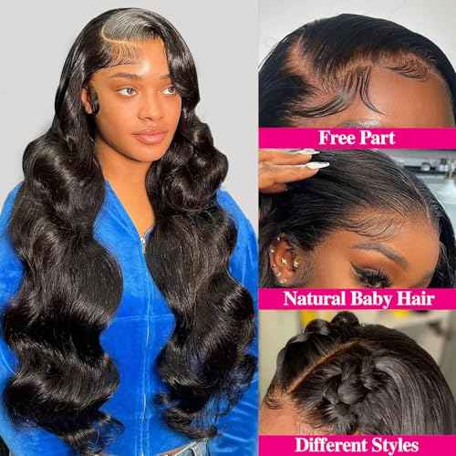 12A Body Wave Bundles with Closure Human Hair 16 18 20+14 Inch Unprocessed Virgin Brazilian Human Hair Bundles With 4x4 Lace Closure 3 Bundles With 4x4 HD Lace Closure