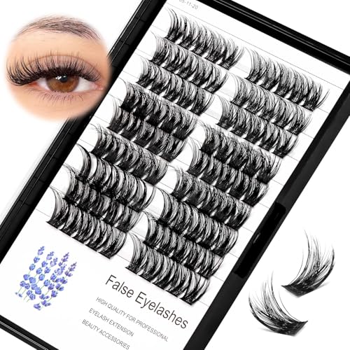 90Pcs Cluster Lash Extensions 8-18mm Dramatic Volume