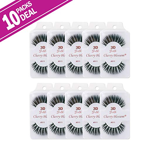 Cherry Blossom 3D Silk Eyelashes Style #911 - Ultra-Voluminous