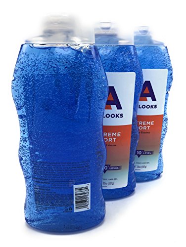 L.A. Looks Sport Xtreme Hold Gel 20oz Pack of 3 - High-Performance Styling