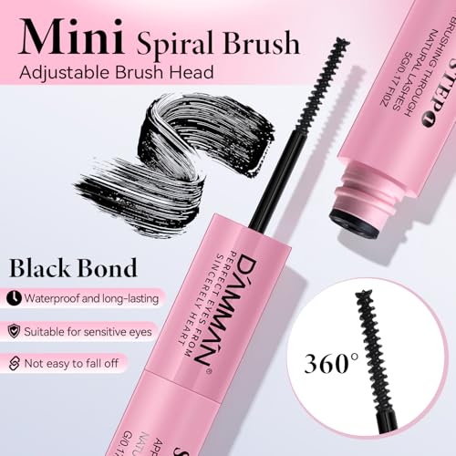 DAMMAN Lash Cluster Glue - Waterproof 72H Hold with Bond & Seal