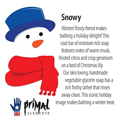 Primal Elements Soap Loaf, Snowy, 5.5 Pound