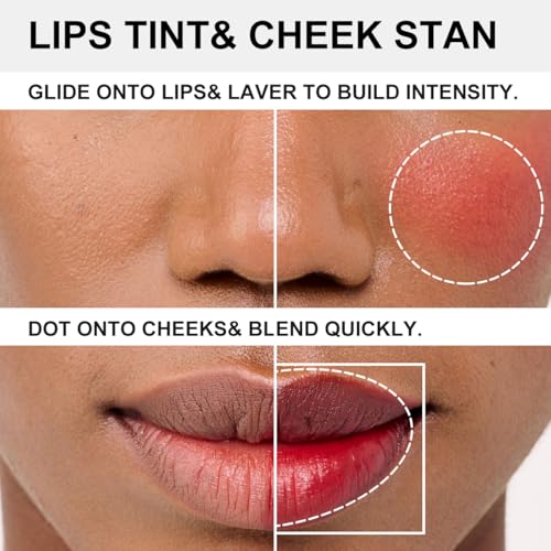 PHOFAY Lip Gloss Set, Liquid Lip Color Set - Lightweight, Long-Wearing & Non-Tacky, Transfer-Proof Formula with Vibrant Pigment (4 Pcs) (4 COLORS)