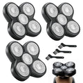Velurie 5-Head Shaver Replacement Blades, 3-Pack (Black) for Bald Head Clippers