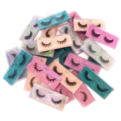 10 Pairs False Eyelashes Natural Look | 5D Faux Mink Lashes