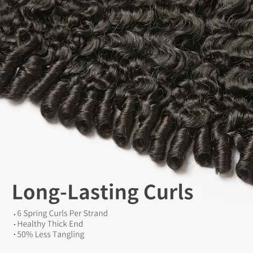 ASHINE Burmese Curly Bundles Human Hair Unprocessed Raw Burmese Curly Water Wave Human Hair 3 Bundles Natural Black 16 18 20 inch