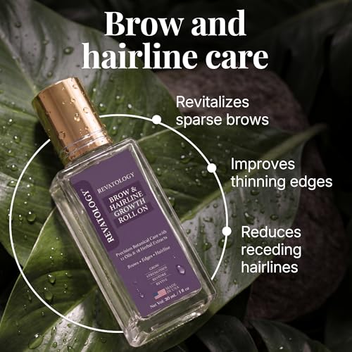 Revatology Brow & Hairline Growth Serum with Herbal Oils – Targeted Botanical Care