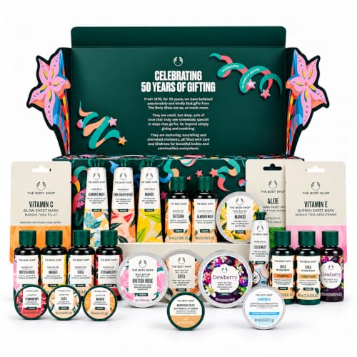 The Body Shop Advent Calendar Gift Set with Body & Shower Products