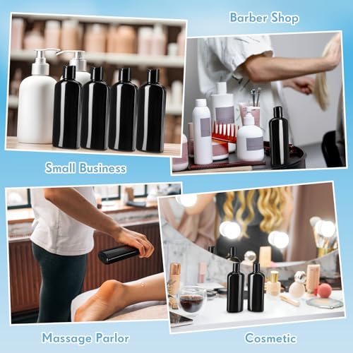 Domensi 12 Pcs 6.8oz Travel Squeeze Bottles with Disc Caps