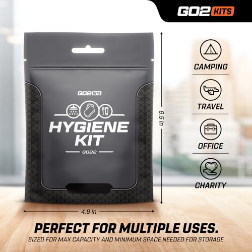 Hygiene Travel Kits with Toothbrush, Soap & Essentials