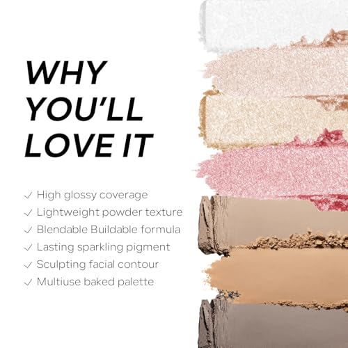 Contour Powder Palette - Matte Face Sculpting, 3 Shades