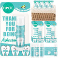 Fumete 24 Sets Dental Assistant Gifts Teeth Lip Balm with Thank You Card Employee Appreciation Gifts Bulk for Women Coworkers Nurse