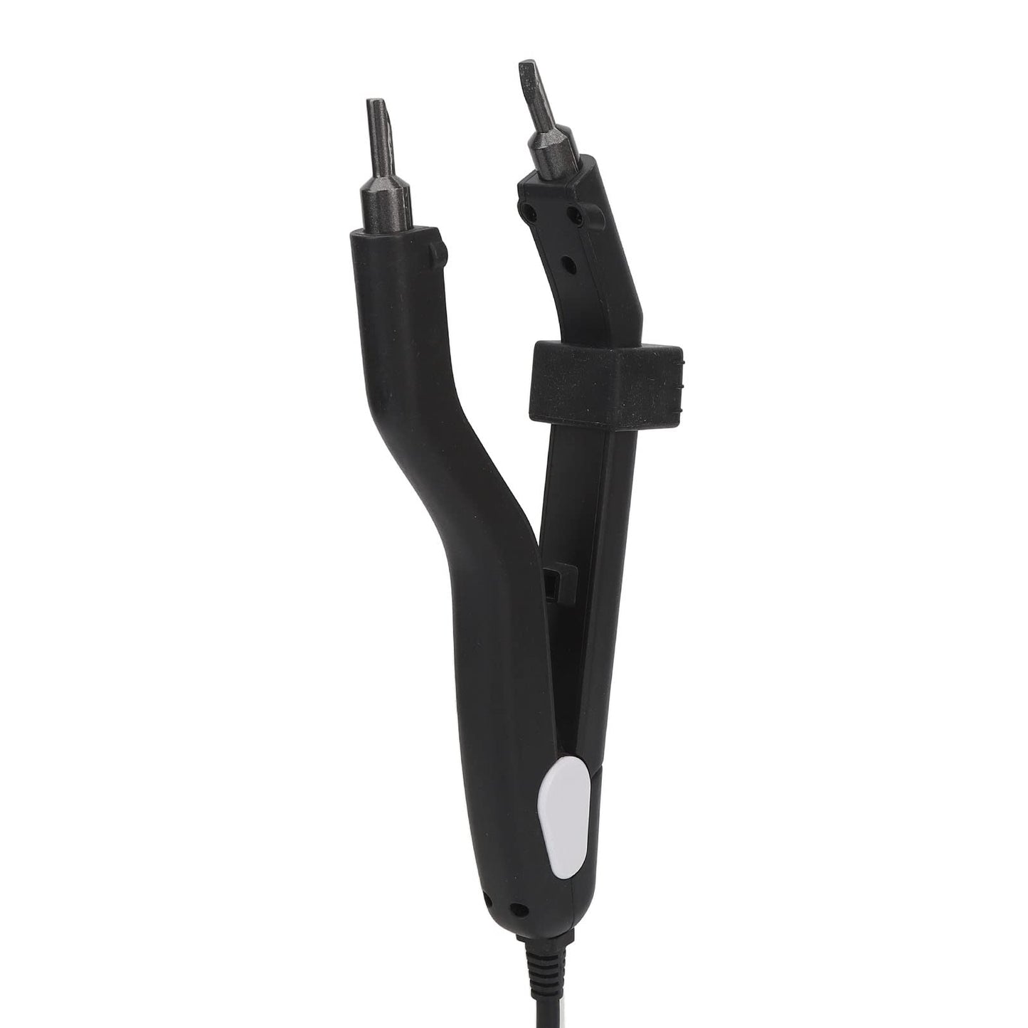 Hair Extensions Tool, Temperature Change Professional Even Heating Heat Iron Connector Easy To Clean Stylish For Hair Salon (US Plug)