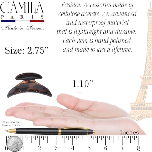 Camila Paris 2.75" Medium Claw Clip - Strong Hold for All Hair Types