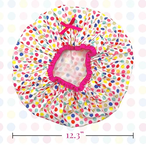 Betty Dain Oversized Waterproof Shower Cap with PEVA Lining