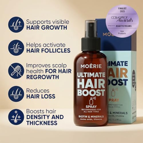 Moerie Hair Growth Serum Spray - Biotin & Rosemary for Men & Women