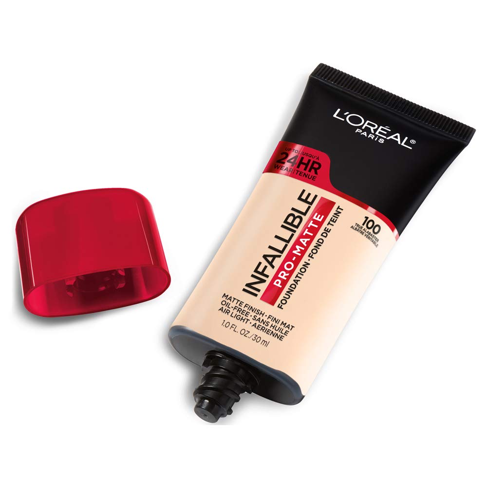 L'Oreal Paris Cosmetics Makeup Infallible Pro-Matte Liquid Longwear Foundation, True Alabaster, 1 fl oz.