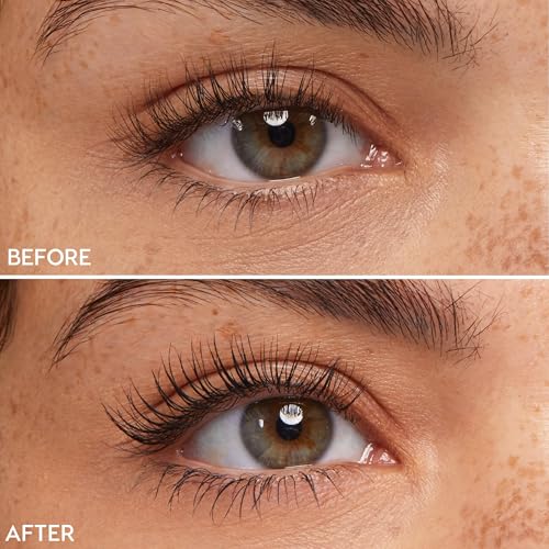 ColourPop Level Up Lengthening Mascara - Buildable Black Mascara for Lifting & Lengthening Lashes - Separates and Extends Lash Length - Conditioning Formula with Vitamin C & E - Black (0.25 oz)