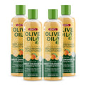 ORS Olive Oil Strengthen & Nourish Replenishing Conditioner infused with Sweet Orange Oil for Revitalizing Moisture 12.25 Ounce (Pack of 4)