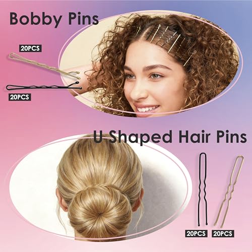 160Pc Hair Clips & Bobby Pins Kit with Storage Box
