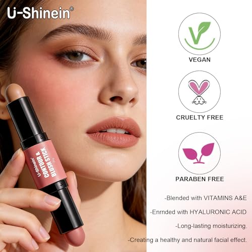 2-in-1 Contour & Blush Stick - Creamy Matte Formula