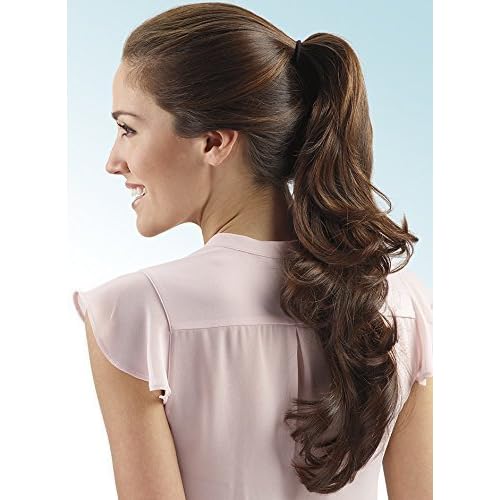 Scunci No-Damage All Day Medium Hold Hair Elastics, Black, 30 Count