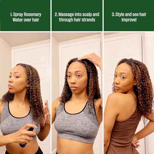 IQNATURAL Rosemary Water Spray for Hair Growth - Made in the USA - Rosemary Spray for Hair, Root Enhancer - Strengthen, Moisturize, Thicken, Repair - Rose Mary Water - 4oz