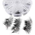 Premade Fans Eyelash Extension 500 Fans Handmade Loose Volume Lashes Mutiple Options 10D Pre-made Fan 0.07mm Thickness C/D Curl 9-16mm/13-20mm Eyelash Extensions by WENDY LASHES