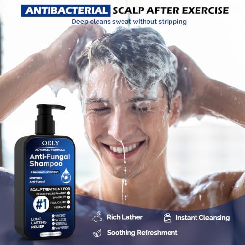 Oely Antifungal Shampoo Fresh for Seborrheic Dermatitis & Folliculitis - Root Care