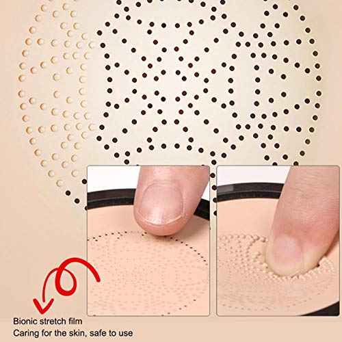 2 Pack Mushroom Head Air Cushion BB Cream, Concealer Lasting Nude Makeup Moisturizing Brightening Pigment CC Liquid Foundation