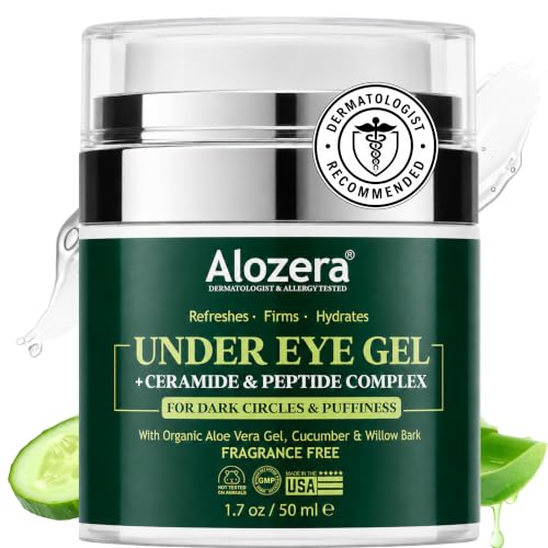 Alozera Wake Up Under Eye Gel Cream | Anti-Aging Cooling Treatment