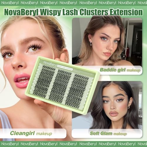 Wispy Lash Clusters 10-16mm CC Curl DIY Eyelash Extensions