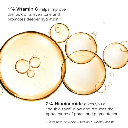 Deep C Diver Vitamin C Cleanser - 6-in-1 Glow Face Wash with Niacinamide & Algae - Daily Treatment Cleanser & Weekly Mask, (100 ml, 3.4 oz).