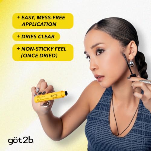 got2b Glued Brow & Edge Control Gel 0.54 Fl Oz - Strong Hold, Clear, Pack of 1