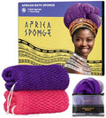 African Net Sponge Exfoliating Body Scrubber - 2 Pack