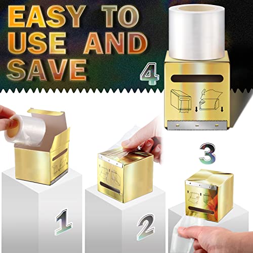 8 Rolls Microblading Plastic Wrap with Cutter – Eyebrow Tattoo Film