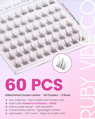 Wispy Spiky Lash Clusters - DIY Anime Lash Extensions
