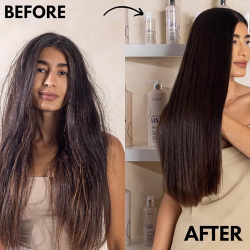 Lizz Professional Titanium Hair Straightener 500°F LCD Display Anti-Frizz Flat Iron