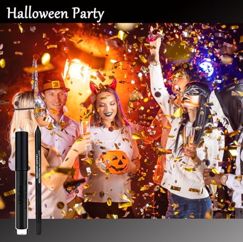 Black Matte Liquid Lipstick & Liner Set - Waterproof Long-Lasting