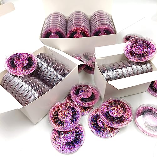 Eyelashes Wholesale Natural Look False Lashes 3D Fluffy Eyelashes Bulk 10 Styles(20 pairs)