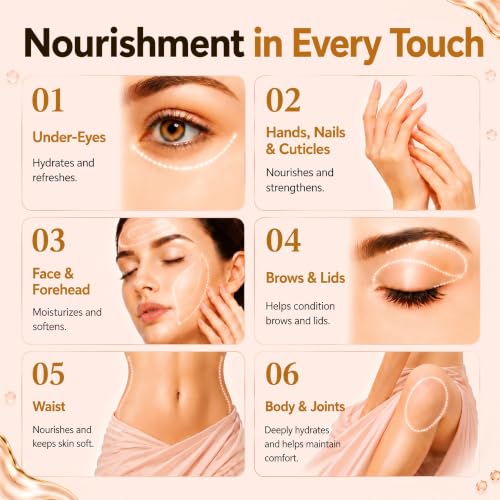 Organic Castor Oil Rose Quartz Roller Ball 50ml