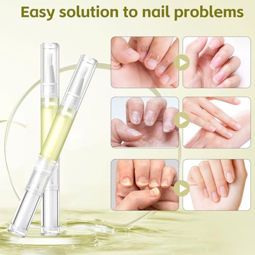 Grenben Radiant Nail Growth Oil Pens (4-Pack) - Strengthening Cuticle Care