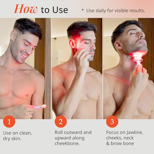 Vanity Planet Mila LED Facial Roller - 3-in-1 Anti-Aging Massager