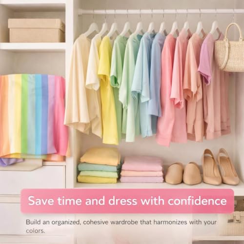 XUMGCUTM Soft Summer Color Analysis Palette Drape – Personal Style & Makeup Tool