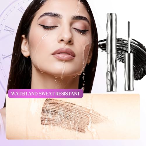 Metal Wand Mascara Waterproof 3D Curling Long Lasting
