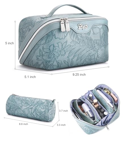 Travel Makeup Bag Set - 3 Pc Large Capacity Cosmetic Organizer