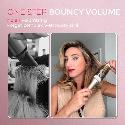 TYMO Thermal Brush + TYMO Flat Iron Hair Straightener Set