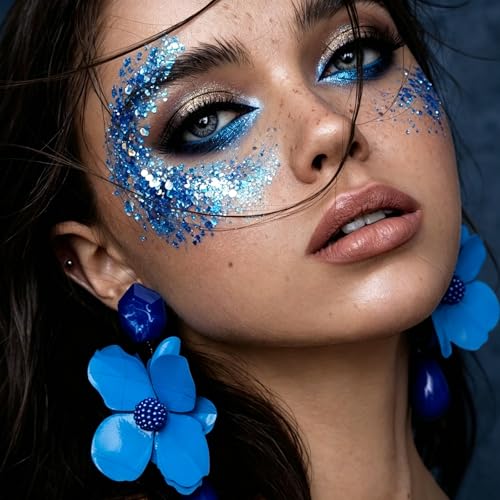 10 Colors Chunky Body Glitter Gel – Eyes, Hair, Nails